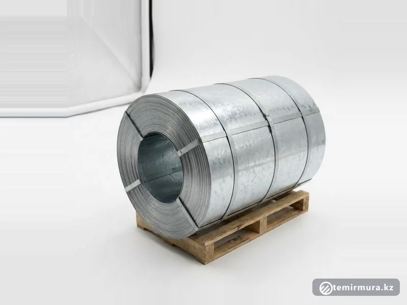 Оцинкованный рулон холоднокатаный 0.5х80 мм 05кп — 0,5×80 мм, склад TEMIR MURA